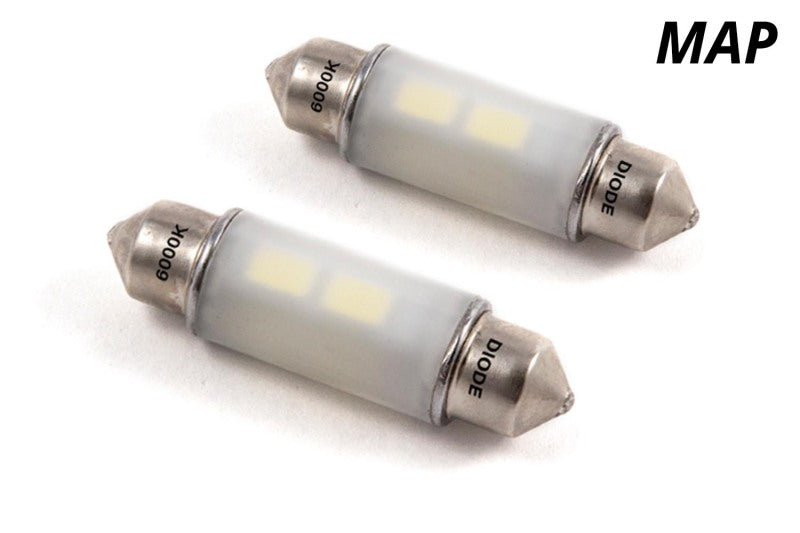Diode Dynamics 41mm HP6 LED Bulb - Cool - White (Pair)