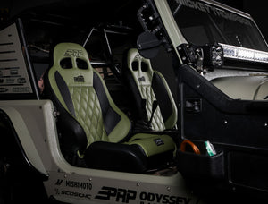 PRP EnduroCrawl Reclining Suspension Seat (Driver Side) - Black Tweed