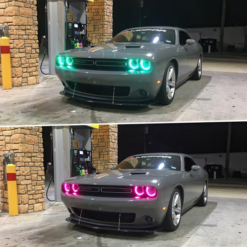 Oracle Dodge Challenger 15-21 Halo Kit - ColorSHIFT w/o Controller