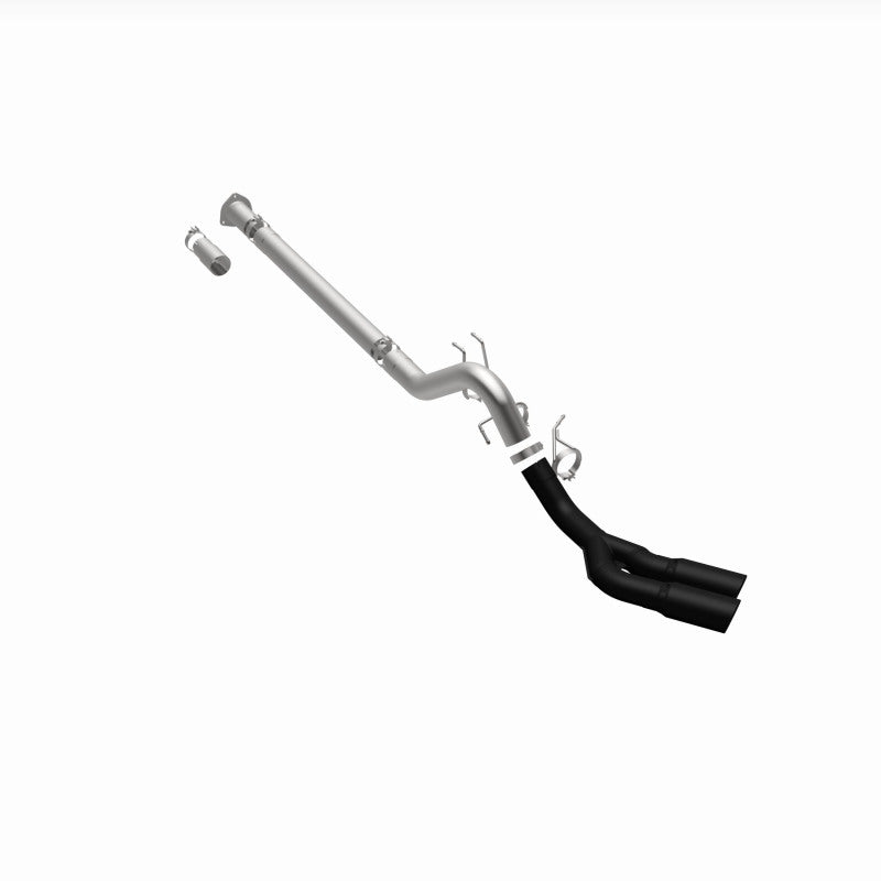 MagnaFlow 08-18 Ford F-250/F-350/F-450 4.6L/6.7 DPF-Back Black 4in Dual Single Rear Exit