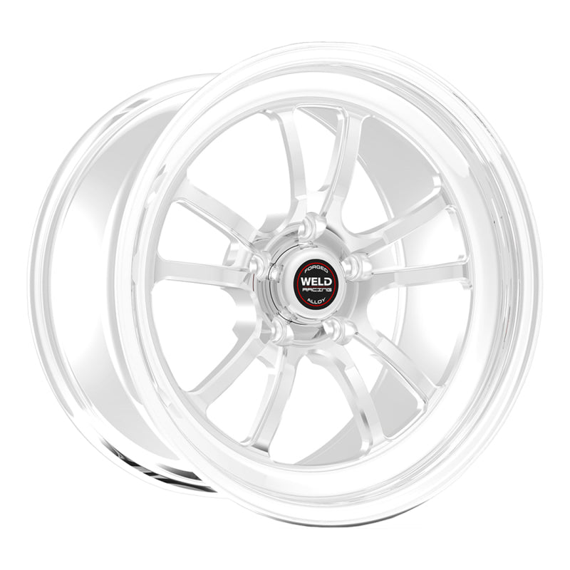 Weld S70 18x9.5 / 5x4.5 BP / 5.1in. BS Polished Wheel (High Pad) - Non-Beadlock