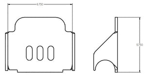 Ridetech Big Bridge Lower Airspring Mount
