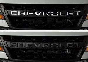 Putco 19-20 Chevy Colorado - Grille Letters - Stainless Steel Chevrolet Letters