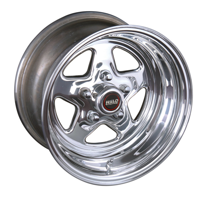Weld ProStar 15x15 / 5x4.5 BP / 6.5in. BS Polished Wheel - Non-Beadlock
