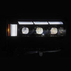 AlphaRex 24-26 Toyota LC250 NOVA LED Proj Headlight Alpha Blk w/Activ Light/Seq Signal/Switchback