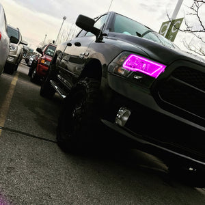 Oracle Dodge Ram Sport 09-18 LED Headlight Halo Kit - ColorSHIFT w/ BC1 Controller