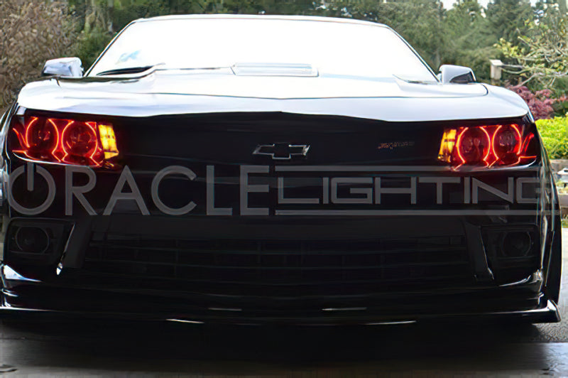 Oracle Chevy Camaro Non-RS 14-15 Dual Halo Kit Round Style - w/ Simple Controller