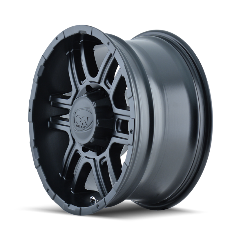 ION Type 179 17x8 / 5x139.7 BP / 10mm Offset / 108mm Hub Matte Black Wheel