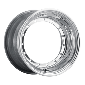 Weld Midget Direct Mount 13x8 / 5x9.75 / 3 BS - Polished Shell - Polished OBL Wheel