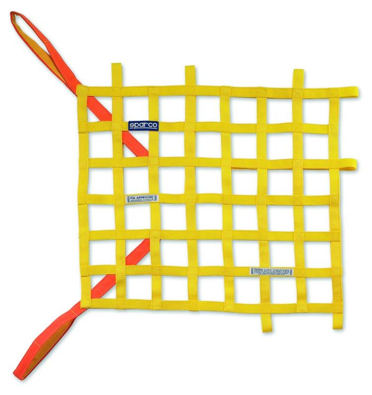 Sparco Window Net Fia Yellow