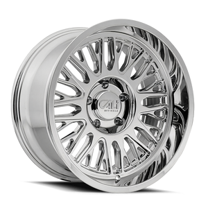 Cali Off-Road 9116 Vertex 24x14 / 6x135 BP / -76mm Offset / 87.1mm Hub Chrome Wheel