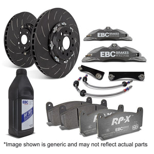 EBC Racing 2006 BMW 1-Series Supercup Anodized Apollo-4 Calipers 330mm Rotors Front Big Brake Kit
