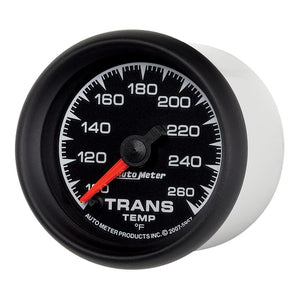 Autometer ES 52.4mm Full Sweep Electronic 100-260 Degree F Transmission Temperature Gauge