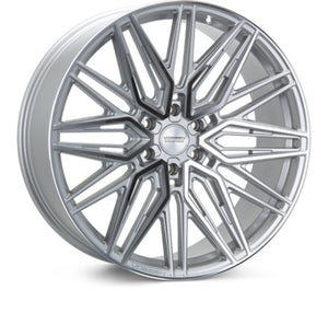 Vossen HF6-5 22x10 - 6x139.7 - ET-18 - Super Deep Face - 106.1 - Silver Polished Wheel