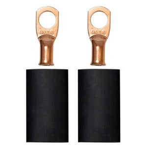 Moroso 3/8in Dia Stud 6 GA Wire Crimp/Solder Battery Cable Terminal Kit (2 Pack)