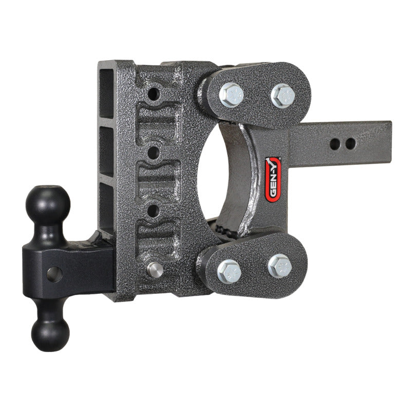 Gen-Y The Boss Torsion-Flex 2.5in Shank 6in Drop 2.4K TW 21K Hitch w/GH-061 Dual-Ball