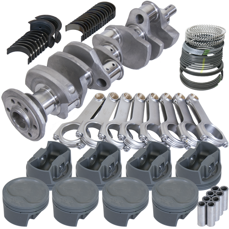 Eagle Chevy 350 3.750in Crank 5.700in H-Beam -16cc Inv Dome 4.030in Pistons Rotating Assembly