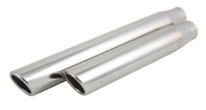 Vibrant 3.5in Round SS Exhaust Tip (Double Wall Angle Cut Beveled Outlet)