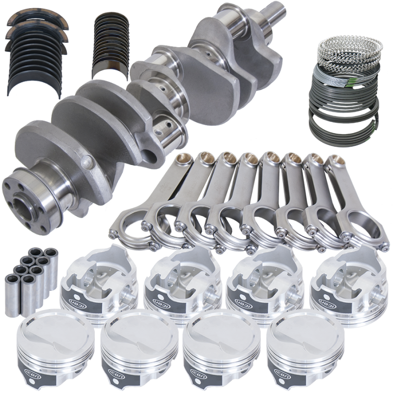 Eagle Ford 351W 4.000in Crank 6.200in H-Beam -15.8cc Inv Dome 4.000in Pistons Rotating Assembly