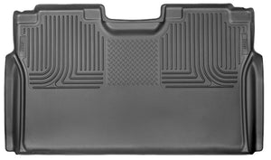 Husky Liners 15-23 Ford F-150 SuperCrew Cab WeatherBeater Black 2nd Seat Floor Liner