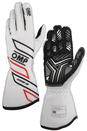 OMP ONE-S GLOVES my2025 FIA 8856-2018 ANTHRACITE / FLUO YELLOW SZ XS