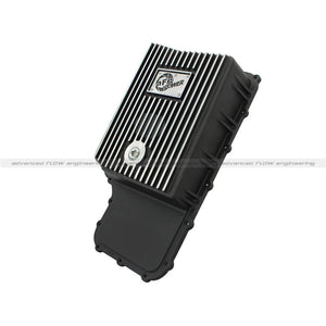 aFe Transmission Pan (Raw); Ford Diesel Trucks 03-10 V8-6.0/6.4L (td)