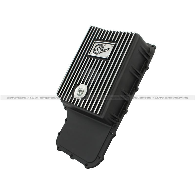 aFe Transmission Pan (Raw); Ford Diesel Trucks 03-10 V8-6.0/6.4L (td)