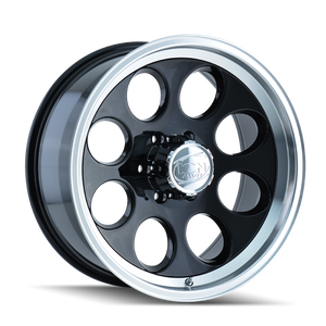 ION Type 171 16x8 / 5x135 BP / -5mm Offset / 87mm Hub Black/Machined Wheel