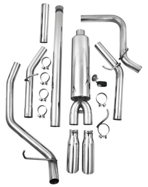 MBRP 14 Chevy/GMC 1500 Silverado/Sierra 4.3L V6/5.3L V8 Dual Split Side T409 3in Cat Back Exhaust