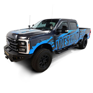Westin 15-25 Ford F-150 SuperCrew / 17-25 F-250/350 CC AT6 Running Boards - Black