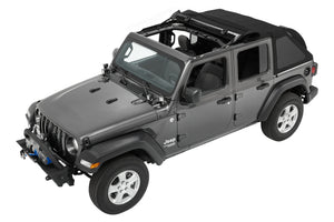 Bestop 18-26 Jeep Wrangler JL 4-Door Trektop (Premium Black Twill)