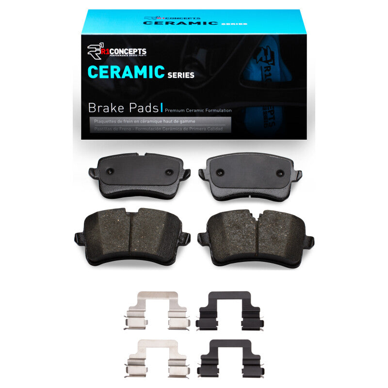 R1 2011-2023 Audi A6 (USA/Canada) Rear R1 Ceramic Pads & Hardware Kit