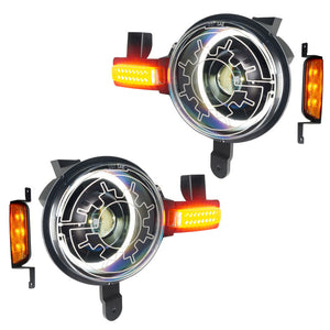 Oracle 2021+ Ford Bronco Oculus Bi-LED Projector Headlights w/ Heated Lenses
