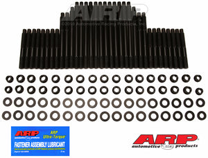 ARP SB Chevy Rodeck alum Black w/18A Chevy hds 12pt Head Stud Kit