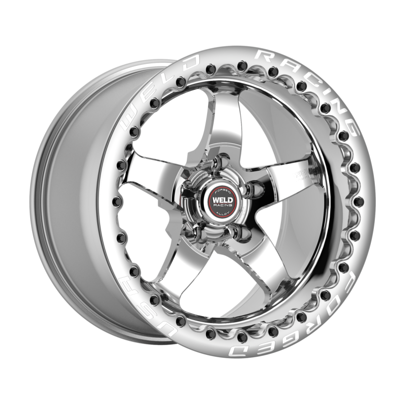 Weld S71 Beadlock 15x10/5x120.65/6.5 BS/3.18 HB-Polished Center-Polished Shell-Polished MT Wheel