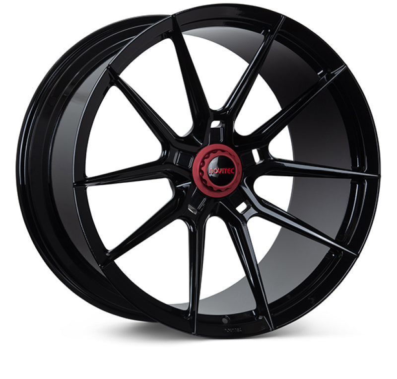 Vossen x Novitec NF10 22x12in - 5x114.3 BP - ET42 - Gloss Black Ferrari GTC4Lusso Rear Wheel