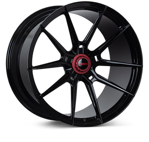 Vossen x Novitec NF10 21x9in - 5x114.3 BP - ET35 - Gloss Black Ferrari 458 Front Wheel