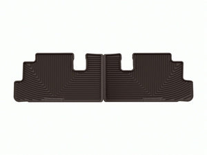 WeatherTech 22-23 Infiniti QX60 / Nissan Pathfinder Rear Rubber Mats - Cocoa