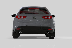 Rally Armor 19-26 Mazda3 Hatchback Black UR Mud Flap w/Red Logo
