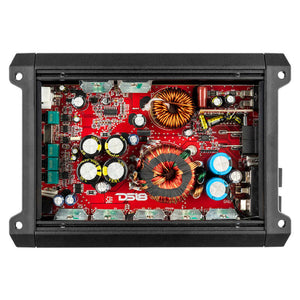 DS18 1-Channel SXE Amplifier Class D 800/1ohm 600/2ohm 300/4ohm Watts RMS- Red