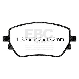EBC 2020+ Mercedes-Benz GLA250 (H247) 2.0T Greenstuff Rear Brake Pads
