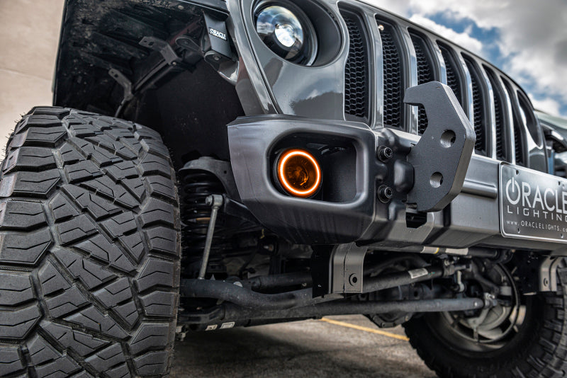 Oracle Jeep Wrangler JL/JT Sport High Performance W LED Fog Lights - w/o Controller