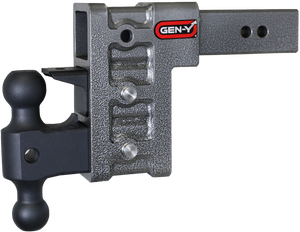 Gen-Y Mega Duty 2.5in Shank 6in Drop 3K TW 21K Hitch w/GH-061 Dual-Ball/GH-062 Pintle Lock