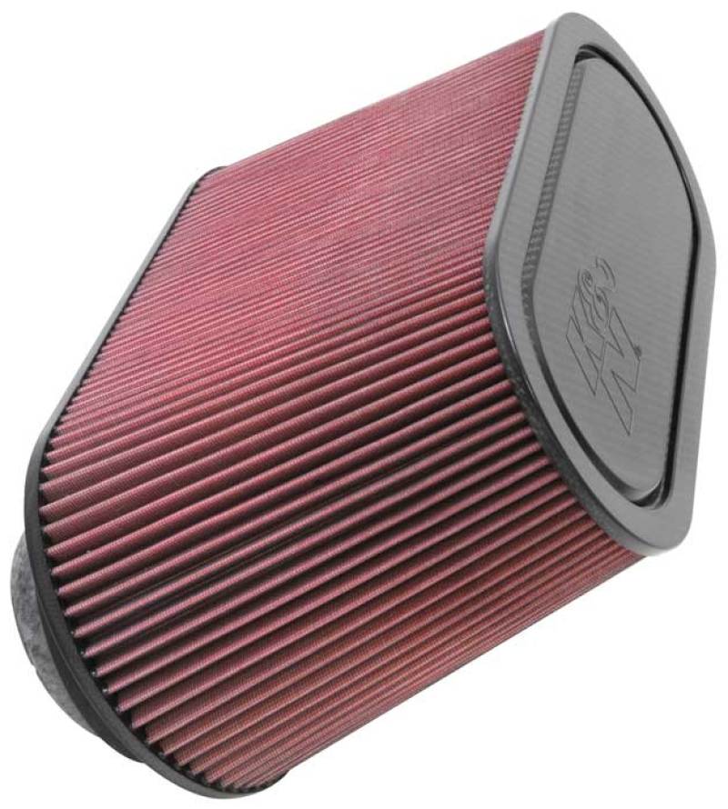 K&N Custom Racing Unique Oval Tapered Filter 17.313in OL B/7.75in OW B/14.625inOL T/6.125inOW T/9in