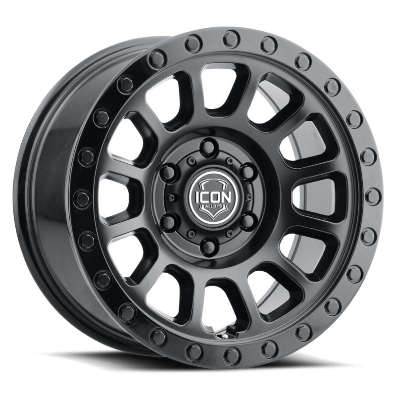 ICON Hulse 18x9 8x6.5 12mm Offset 5.5in BS Double Black