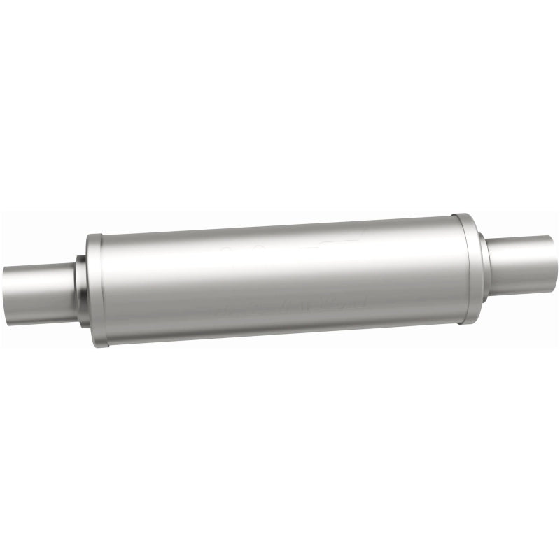 MagnaFlow Muffler Mag DSL SS 7x7x14 4in Inlet 4in Outlet