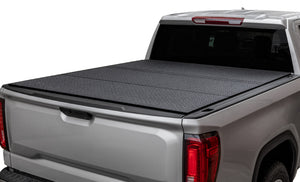 Access 2022+ Toyota Tundra 5ft 6in Bed LOMAX Tri-Fold Cover - Urethane Diamond Plate
