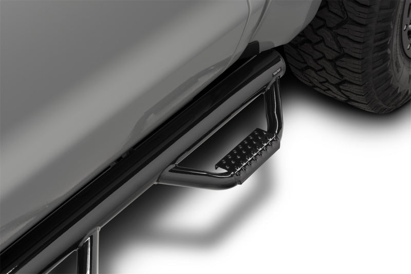 N-Fab Nerf Step 05-14 Nissan Frontier Ext. Cab 4.5ft Bed - Gloss Black - Cab Length - 2in
