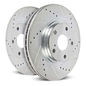 Power Stop 21-24 Ram 1500 TRX Left Front Drilled & Slotted Rotor