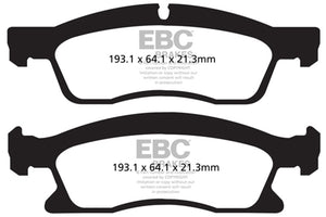 EBC 13-18 Dodge Durango 5.7L Extra Duty Front Brake Pads